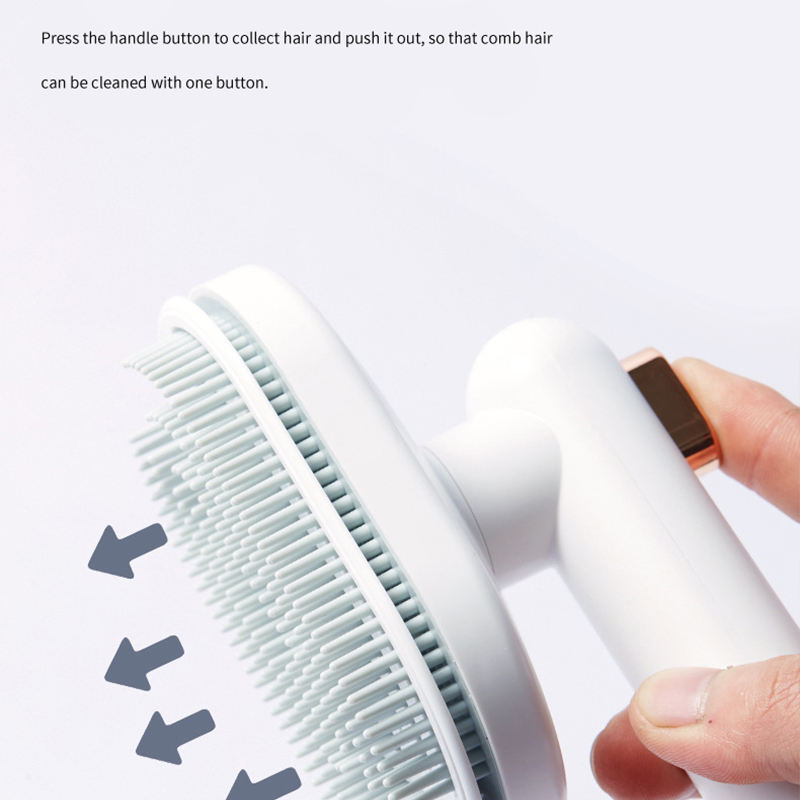 Self-Cleaning Pet Grooming Brush